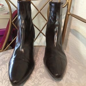 Impo Stretch Ankle Booties Dark Brown Size 10M